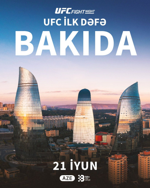 Azərbaycan ilk dəfə UFC turnirinə ev sahibliyi edəcək